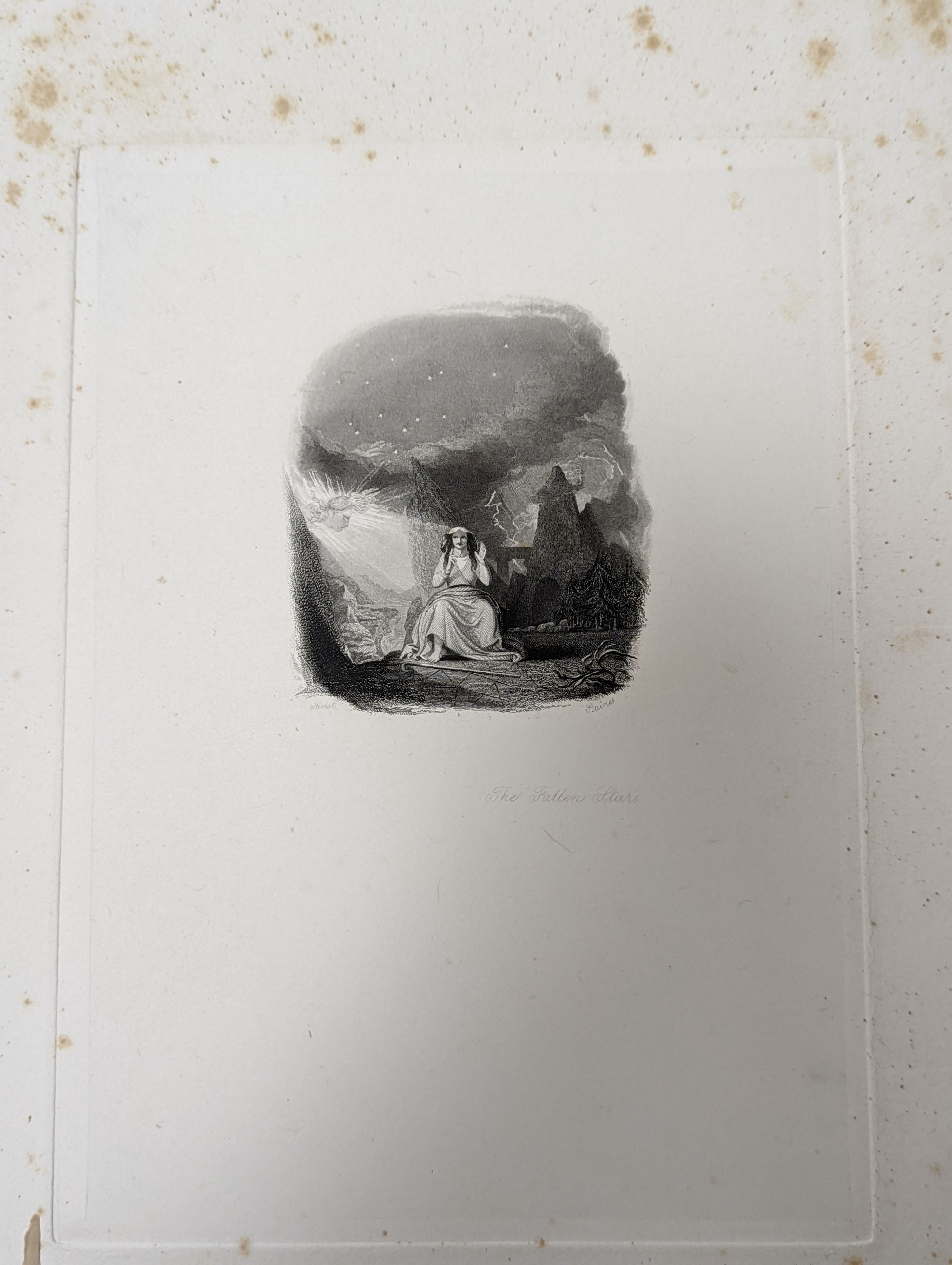 A folio of assorted antique prints